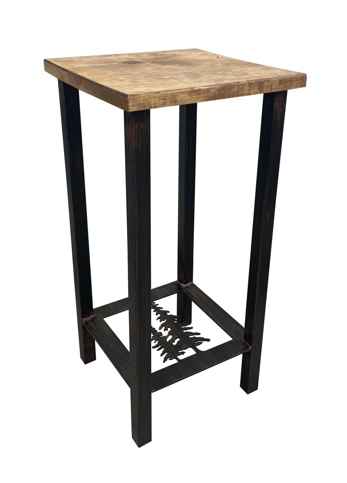 Sienna Trees Iron Drink Table