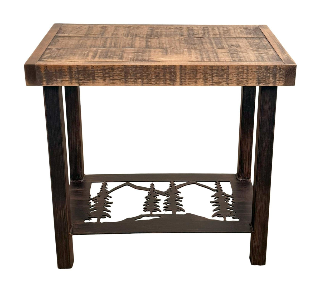 Rough Stain Forest Side Table