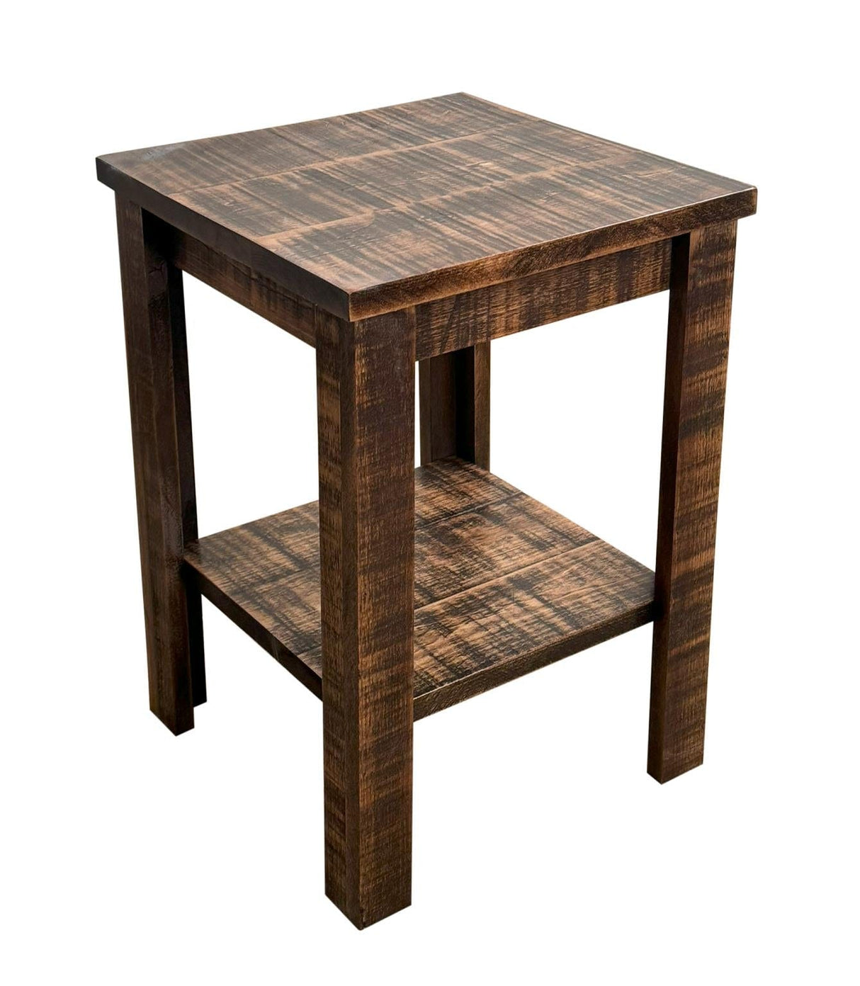 Rough Stain 17" End Table