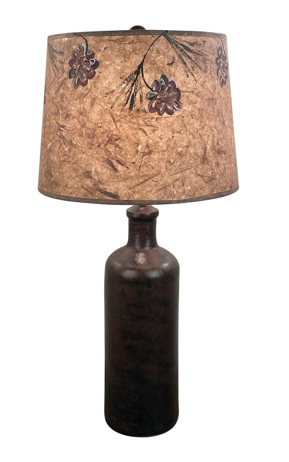 Copper Jug Pinecone Table Lamp