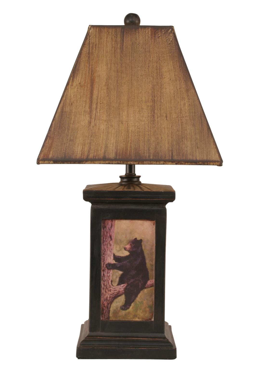 Black Bear Branch Table Lamp