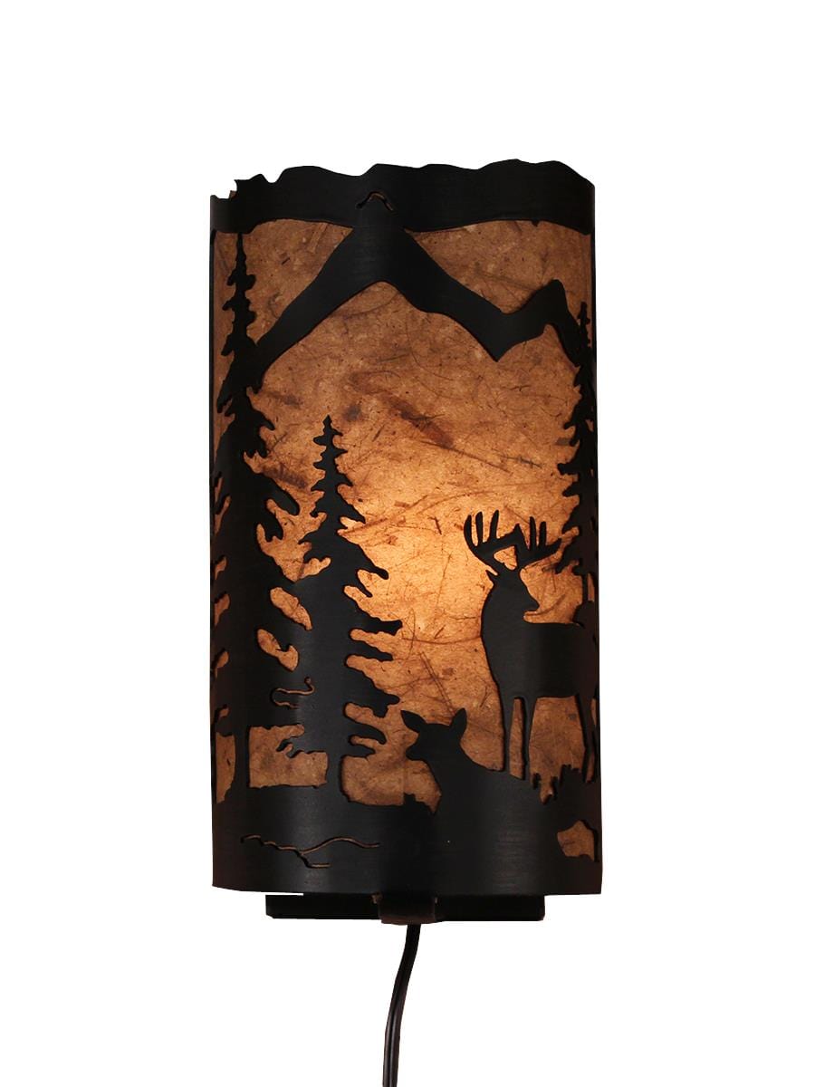 Frontier Deer Mountain Wall Sconce