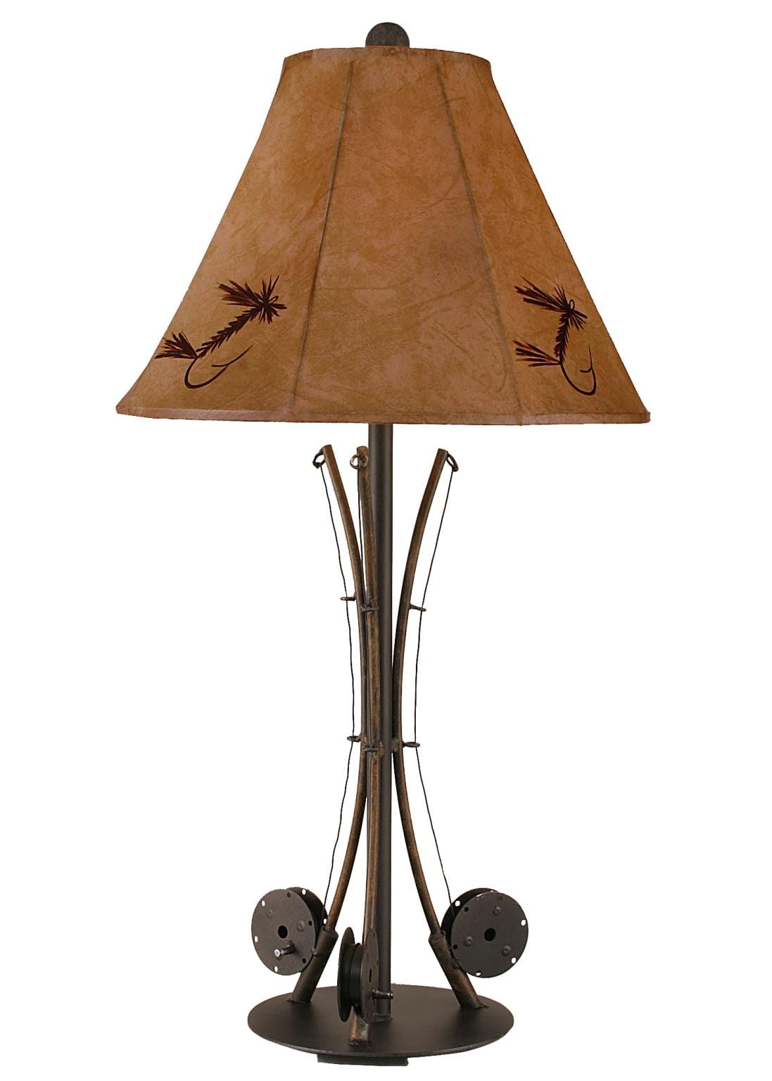 Fishing Pole Table Lamp