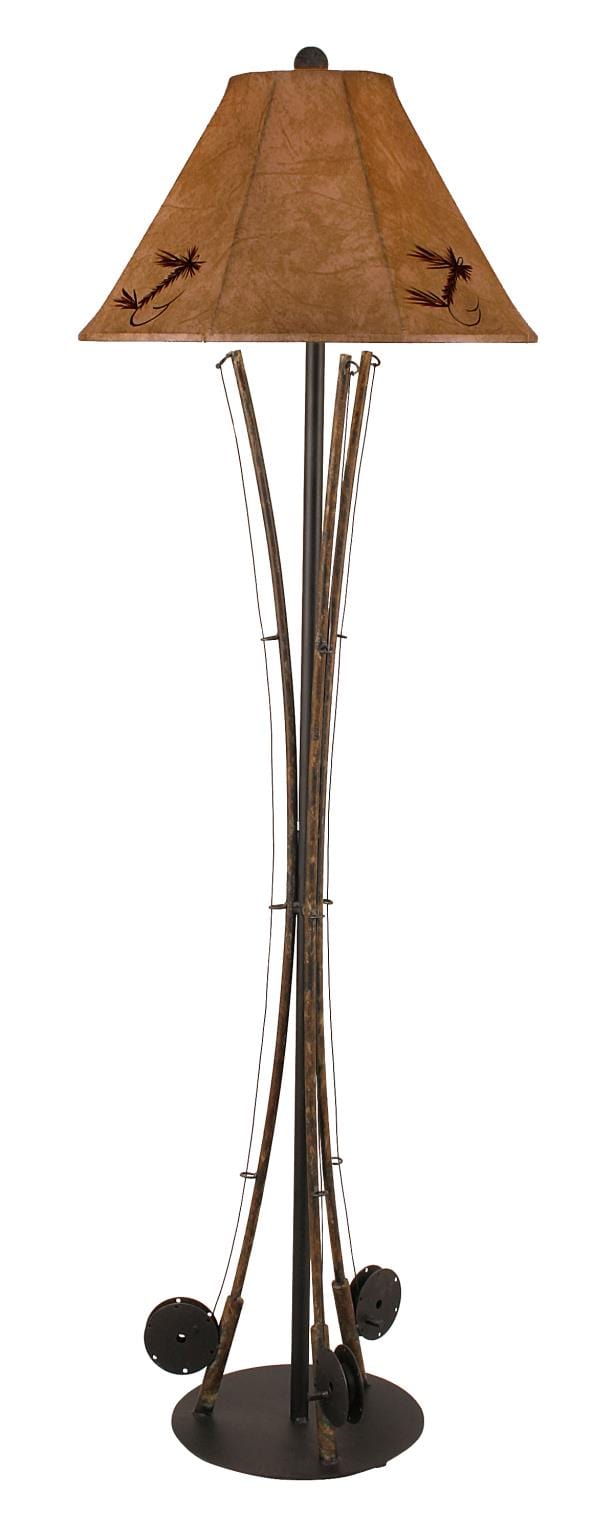 Fishing Pole Floor Lamp