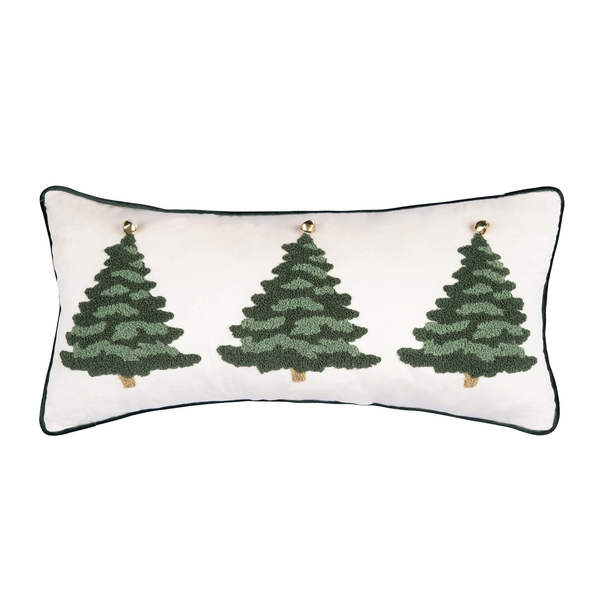 Triple Tree Christmas Pillow