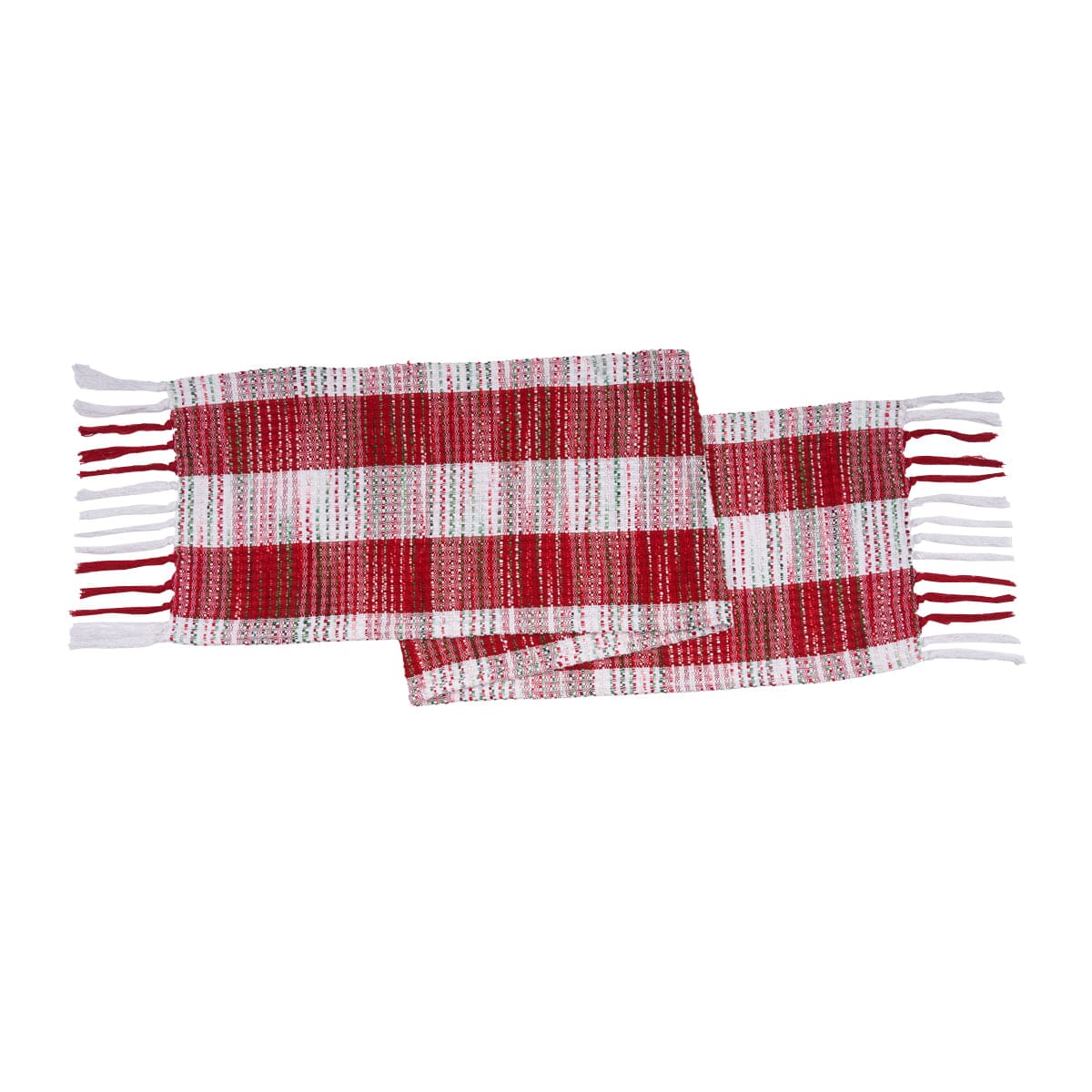 Red Weave Christmas Table Runner