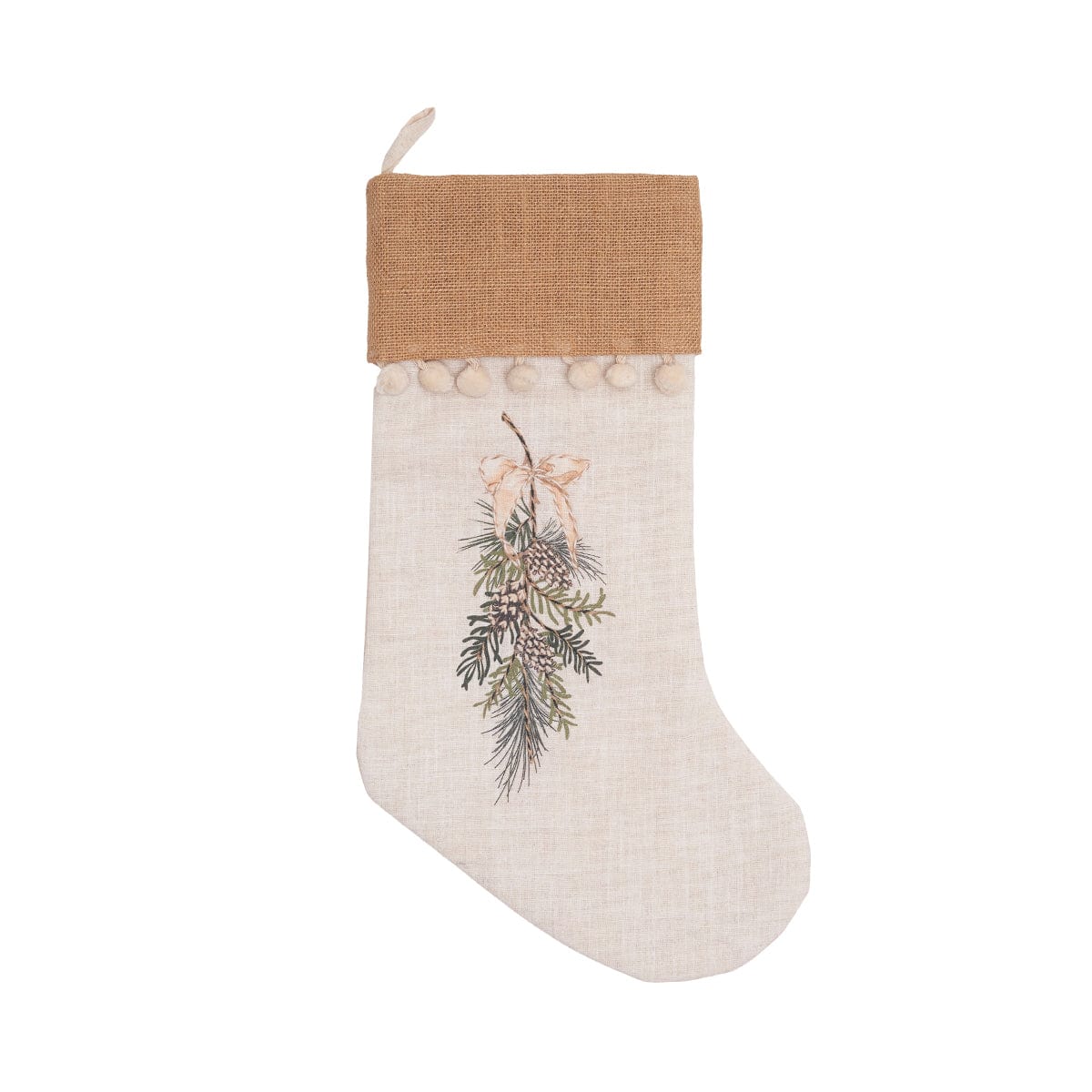 Perfect Pinecone Stocking