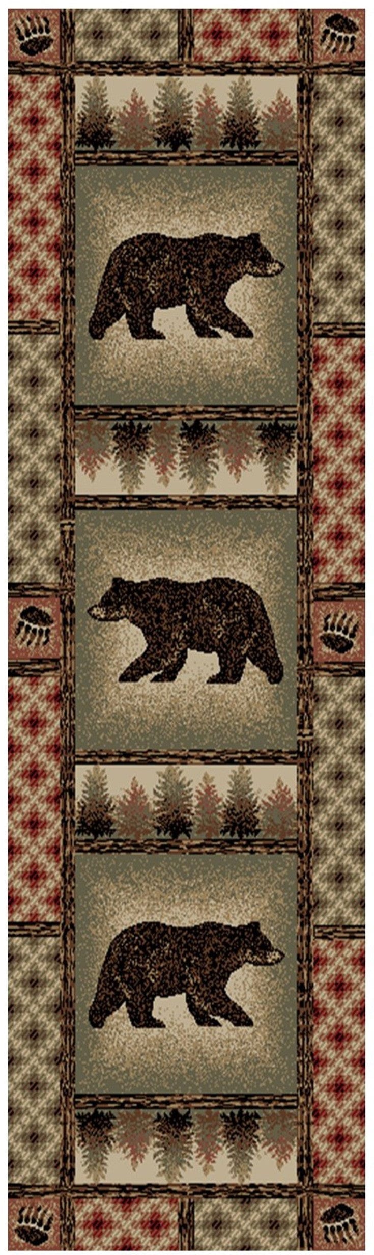Hickory Bear Area Rug