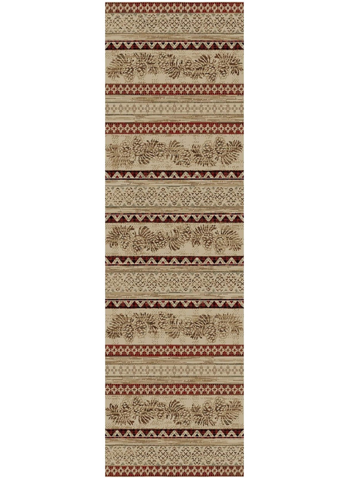Pinecone Stripe Area Rug