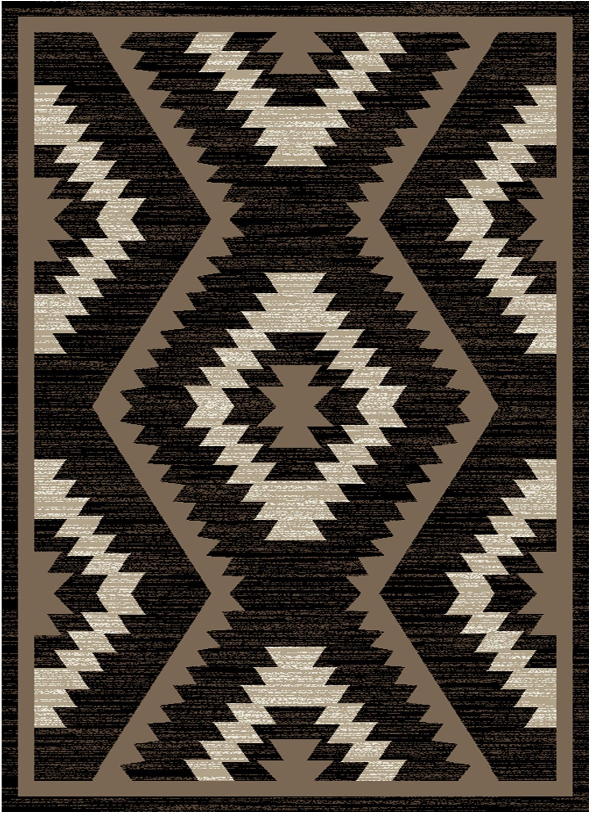 Southwestern Check Area Rug