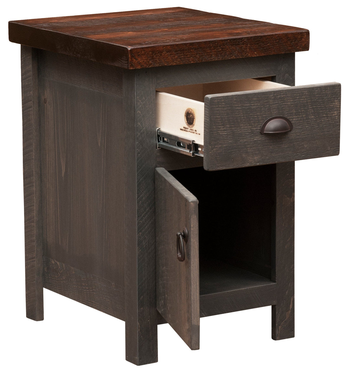 Rustic Home Enclosed Nightstand