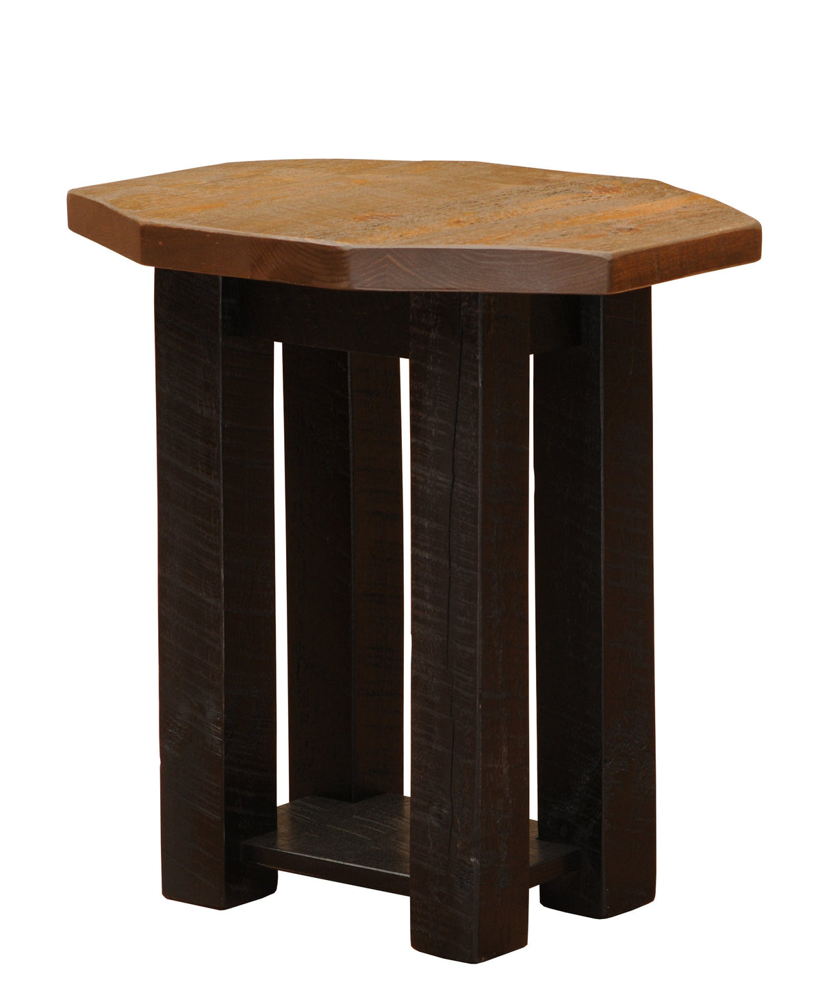 Rustic Home Octagon Bedside Table