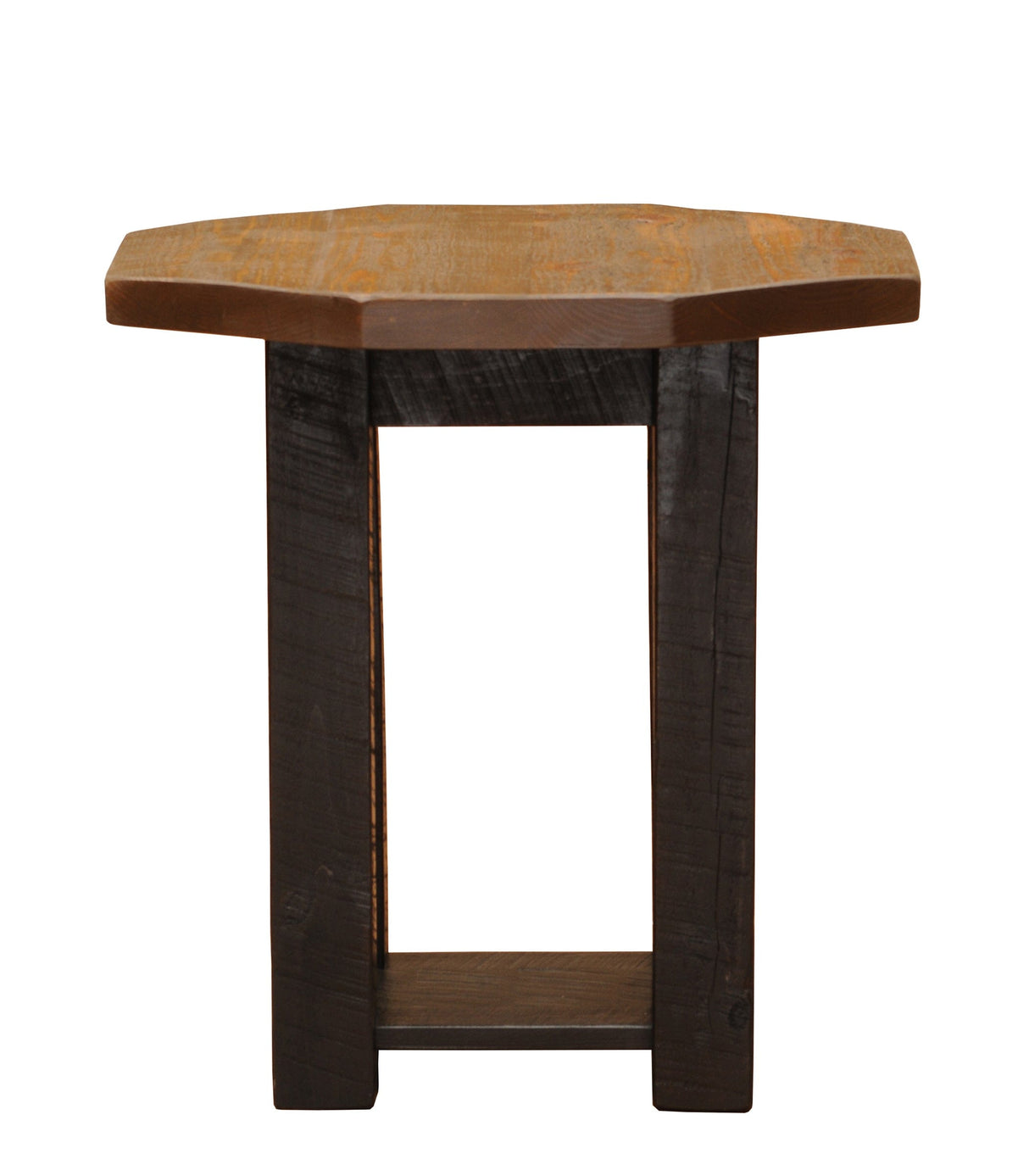 Rustic Home Octagon Bedside Table