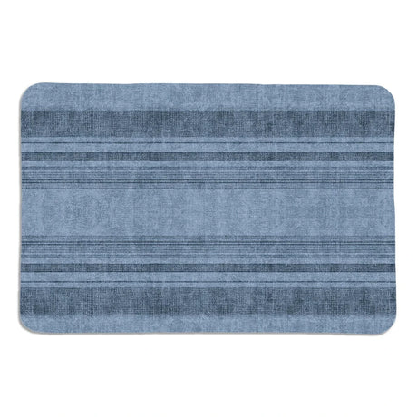 Rustic Comfort Dusty Blue Memory Foam Rug