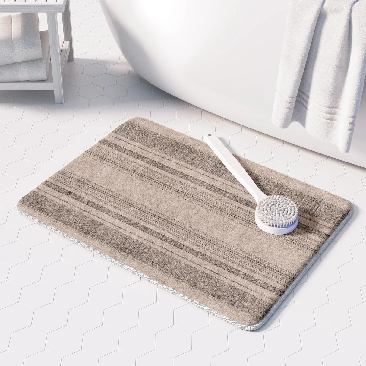 Rustic Comfort Natural Memory Foam Rug