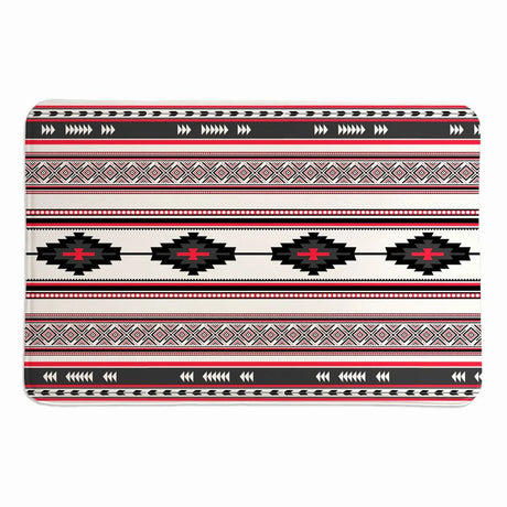 Painted Spirit Red II Memory Foam Rug