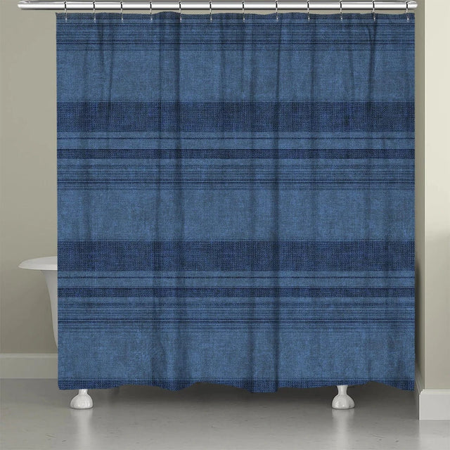 Rustic Comfort Denim Shower Curtain