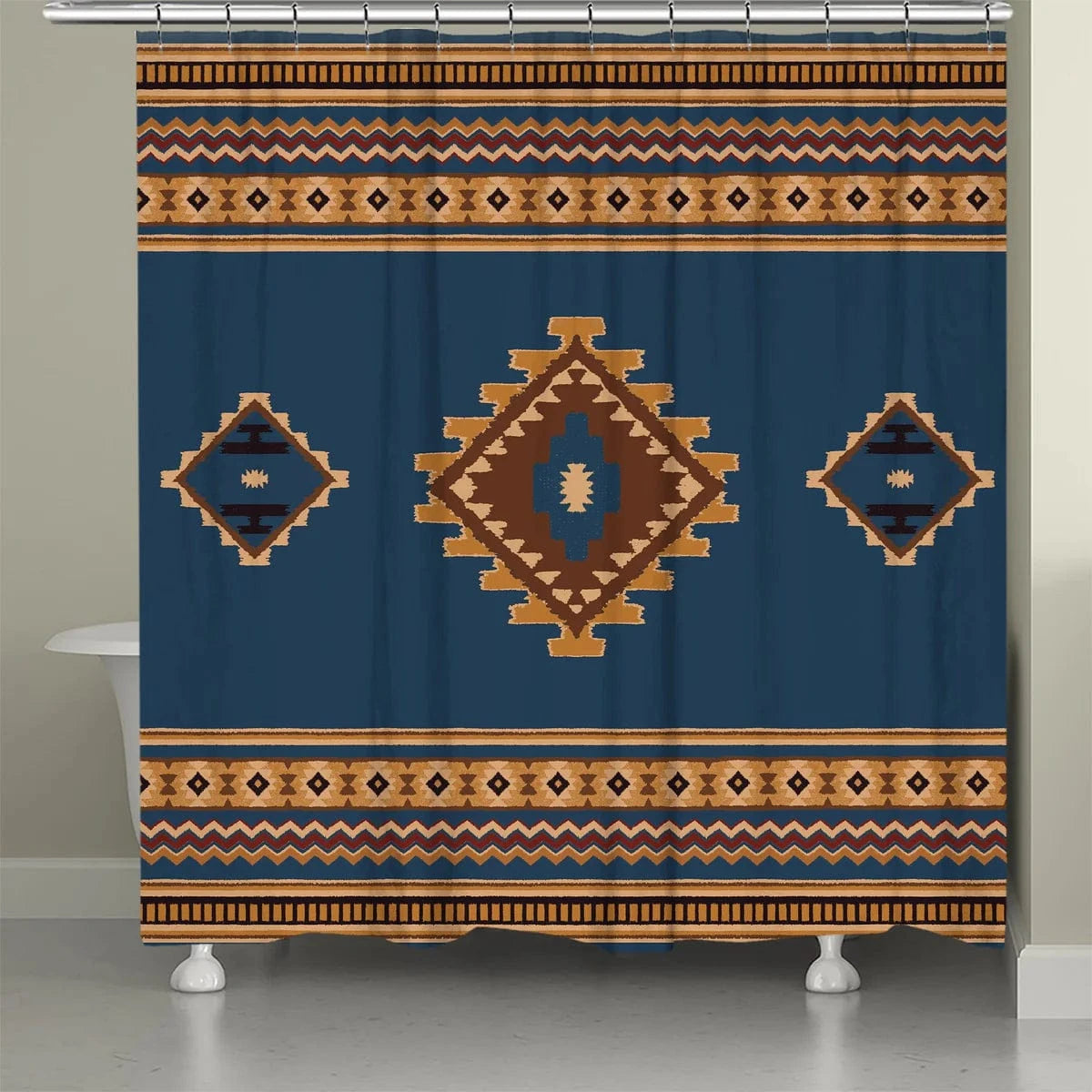 Tombstone Blues Shower Curtain
