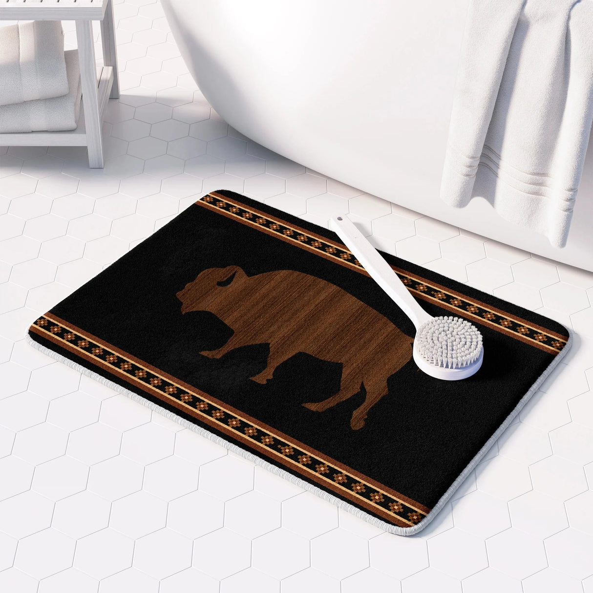 Trailblazer Buffalo Memory Foam Rug
