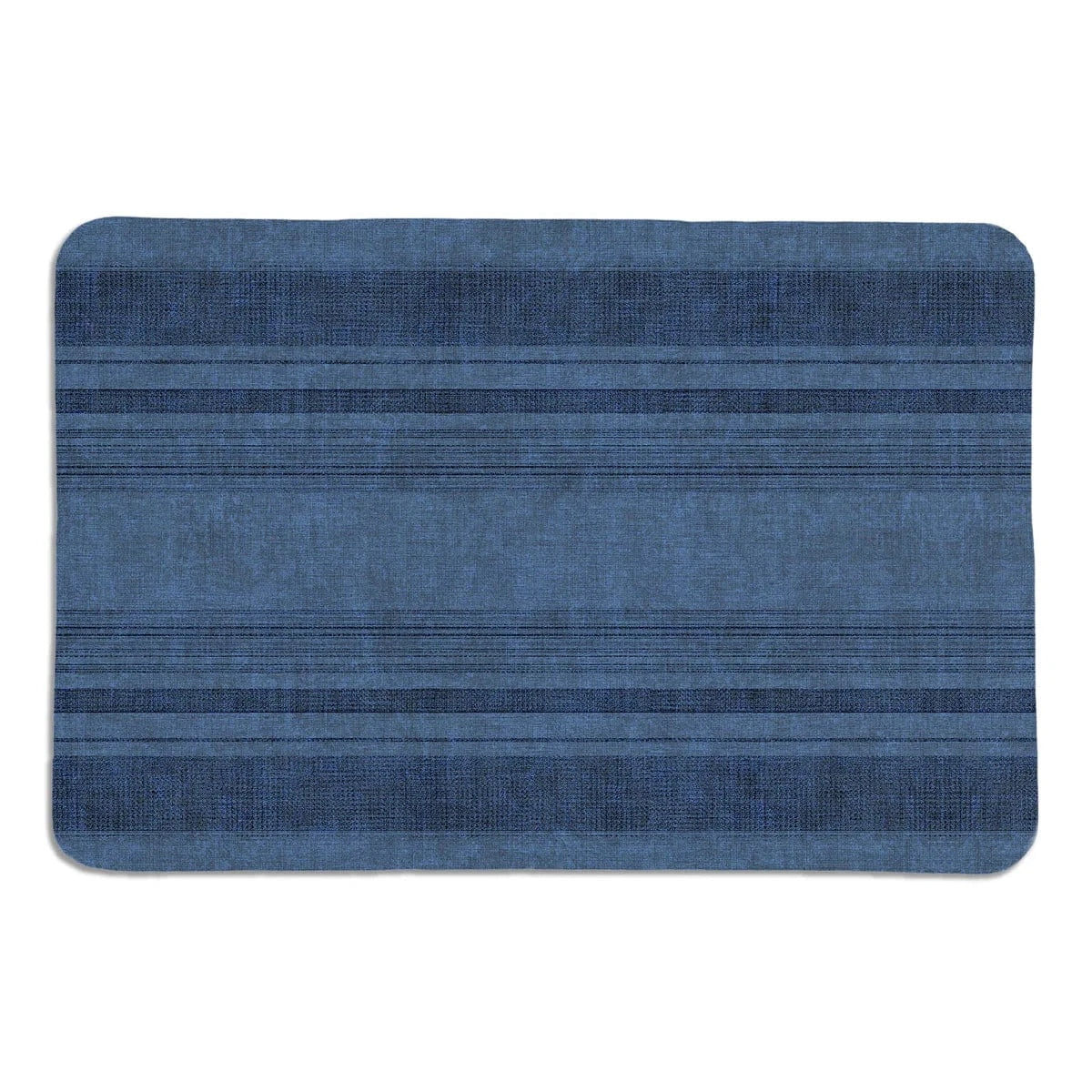 Rustic Comfort Denim Memory Foam Rug