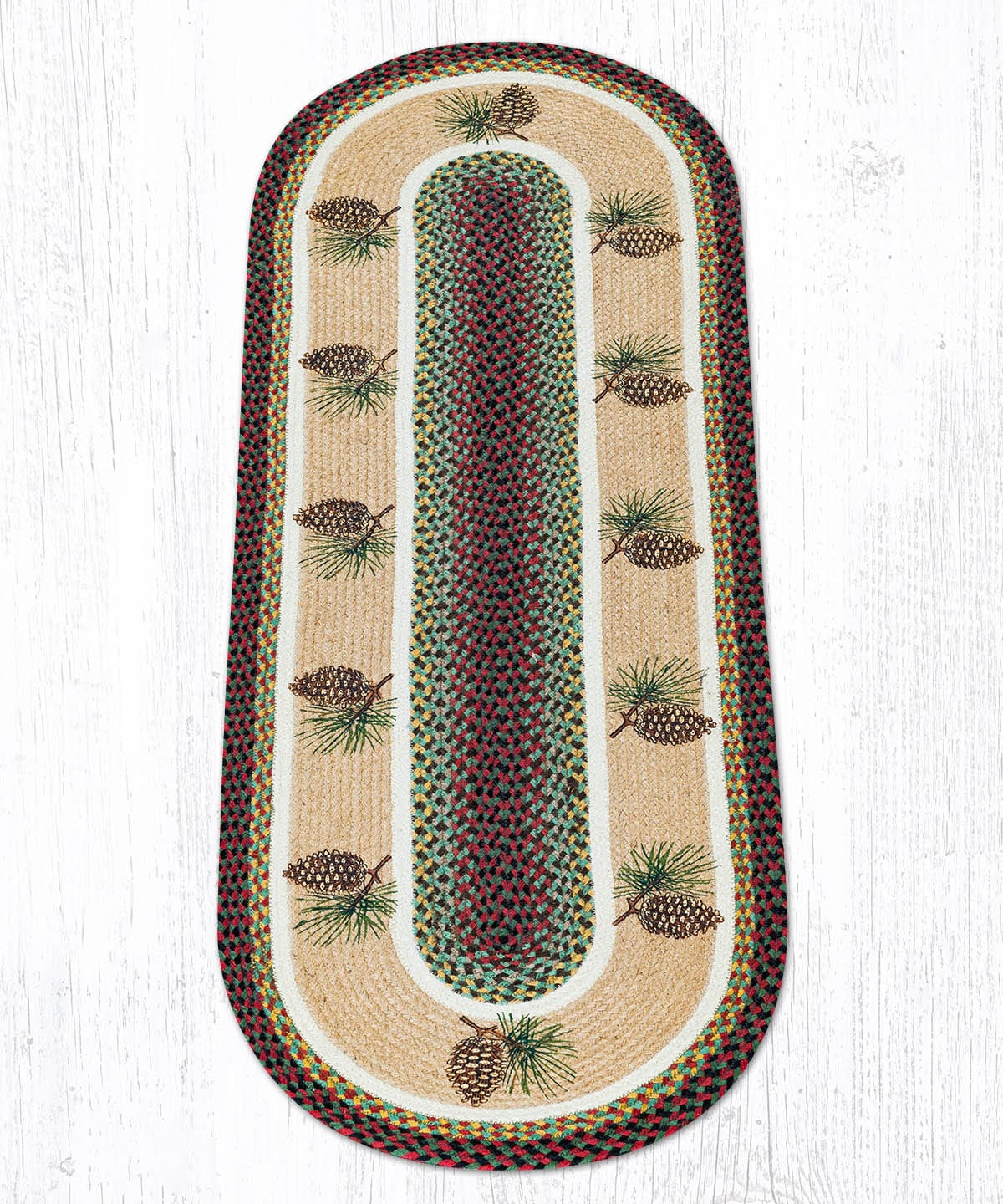 Pinecone Ring Oval Rug