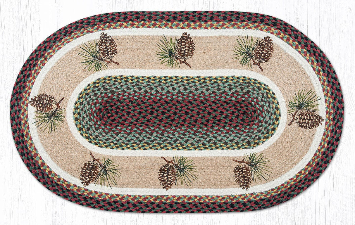 Pinecone Ring Oval Rug