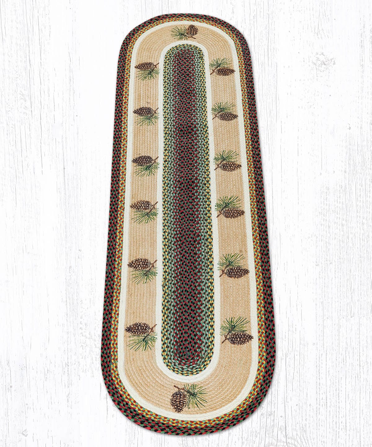 Pinecone Ring Oval Rug