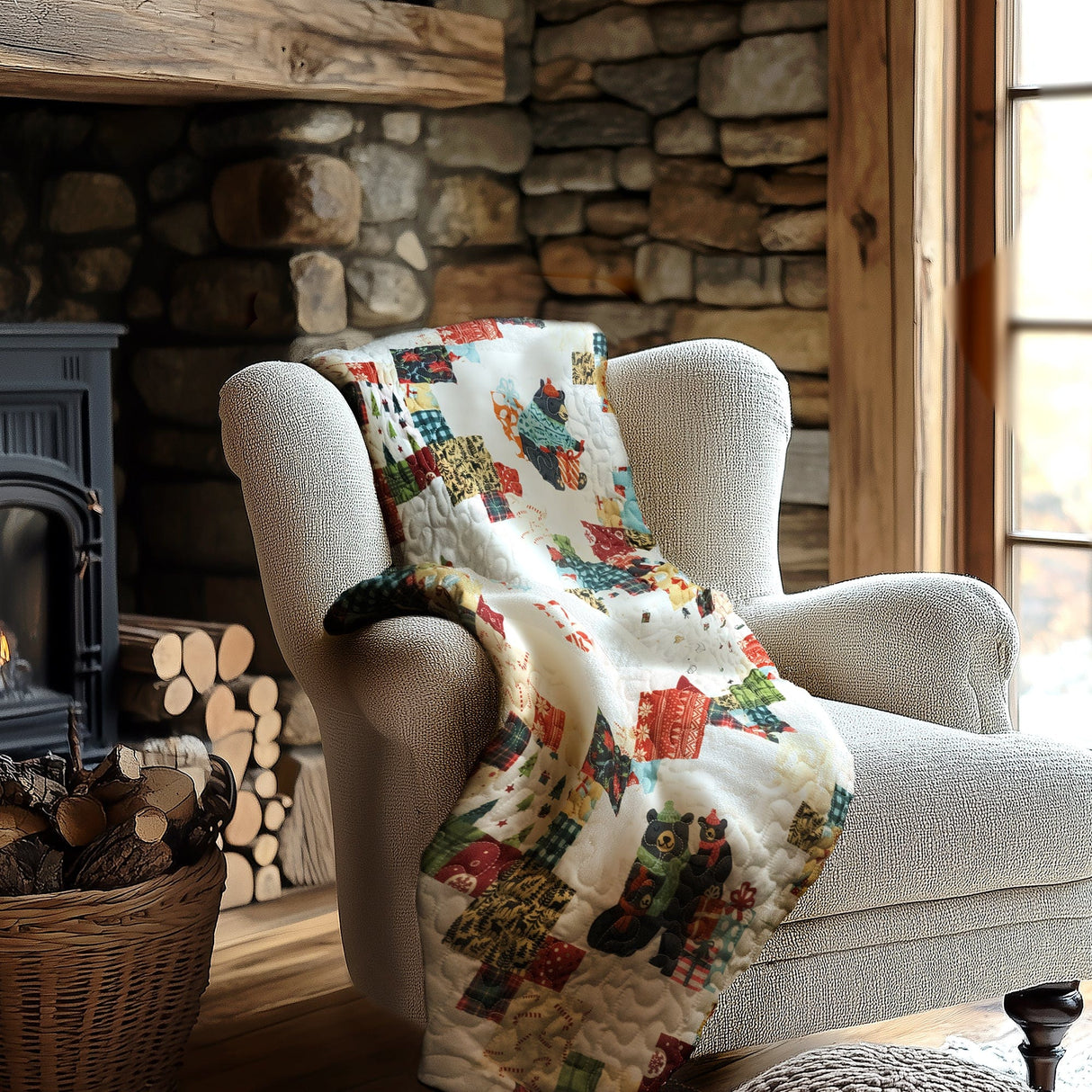 Frosted Lodge Throw
