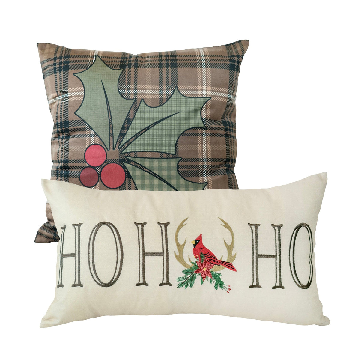 Yuletide Plaid Pillow Set