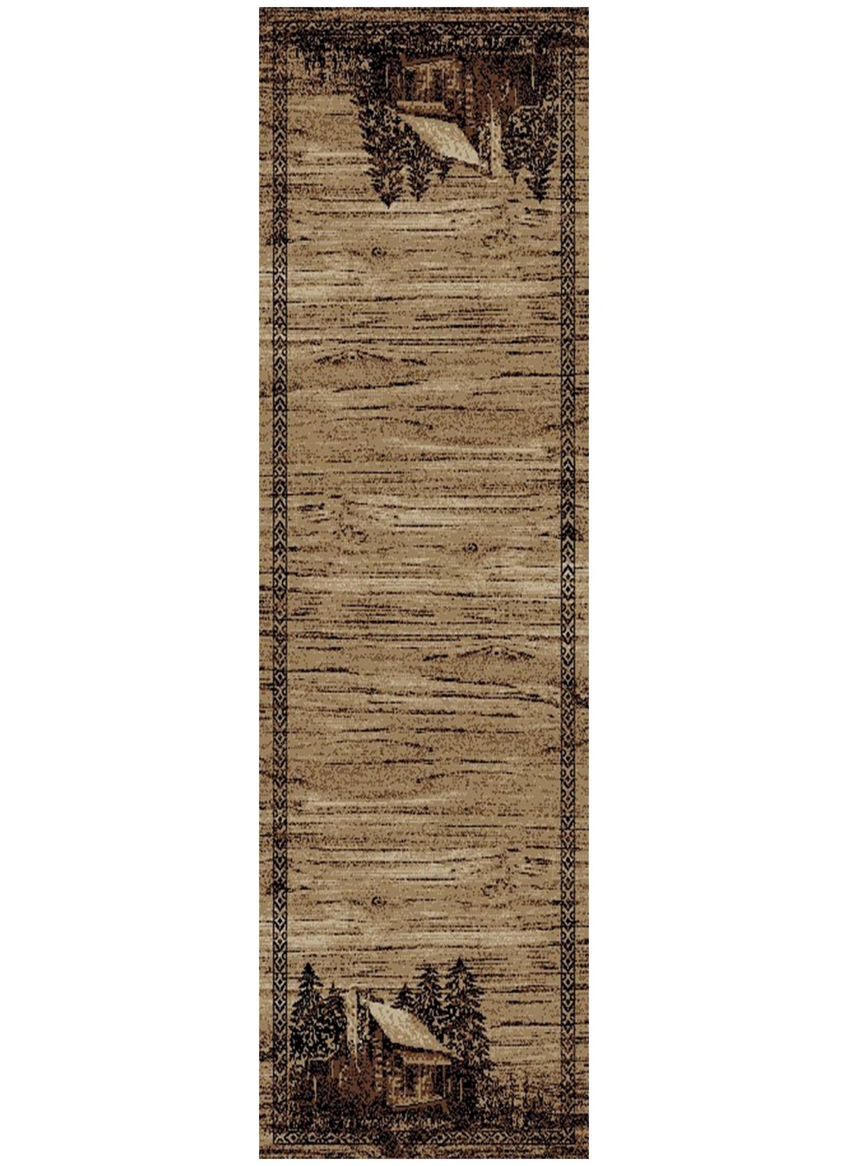 Rocky Mountain Cabin Area Rug