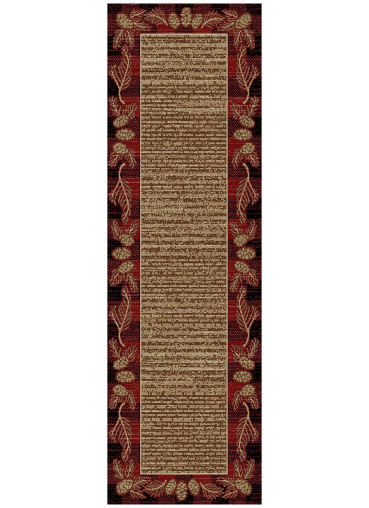 Payson Plaid Border Area Rug