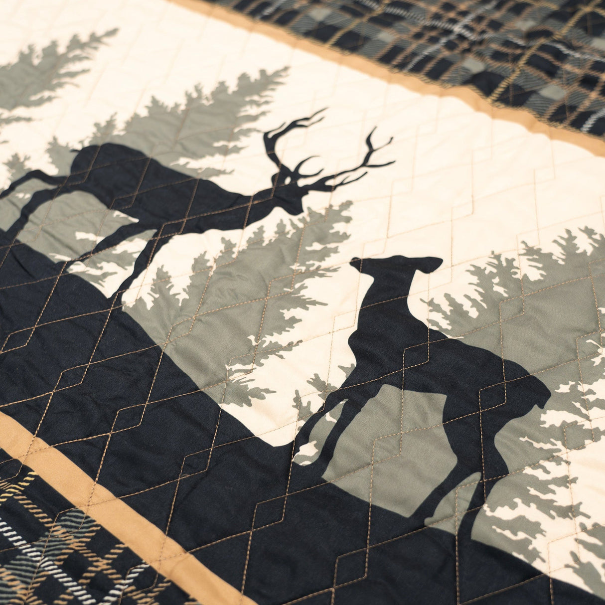 Timberline Deer Quilt Set