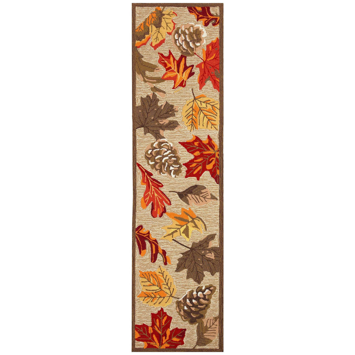 Dancing Leaves Natural Area Rug