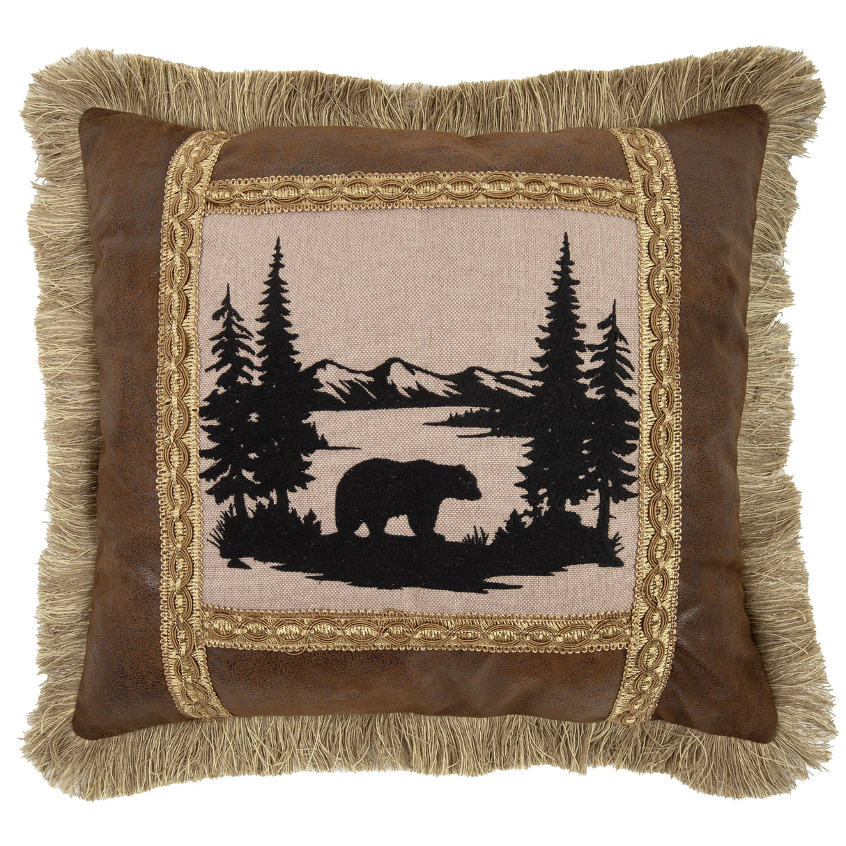 Postcard Bear Pillow
