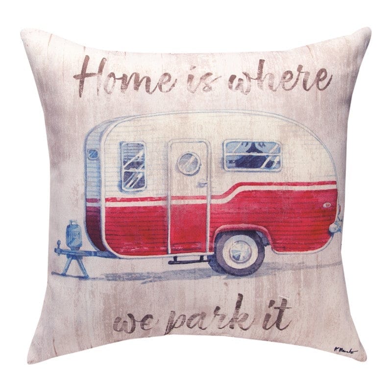 Home Is Where We Park It Pillow