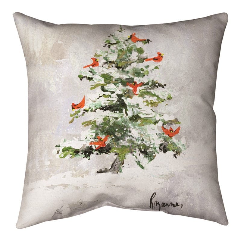 Cardinal Haven Pillow