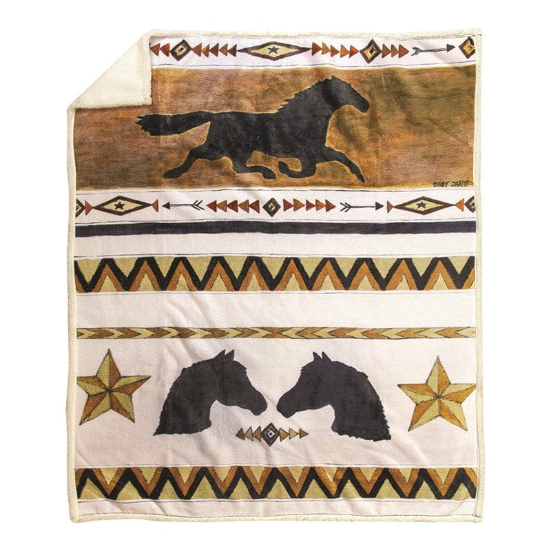 Western Saddle Throw