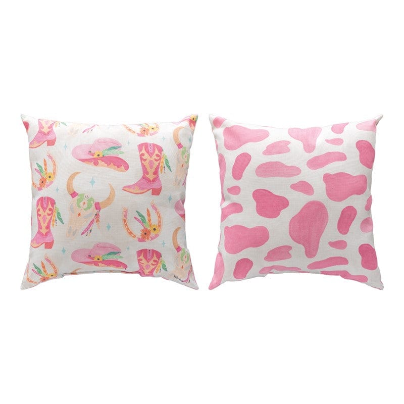 Cowgirl City Pink Pillow