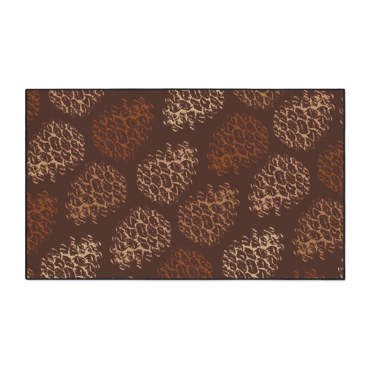 Retro Pinecone Non-Slip Rug