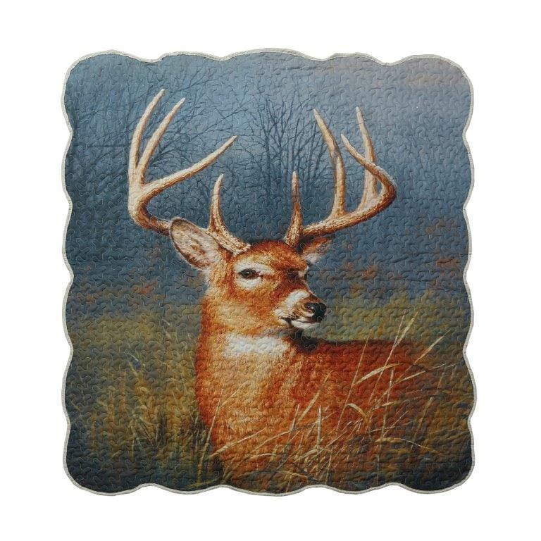 Golden Buck Throw