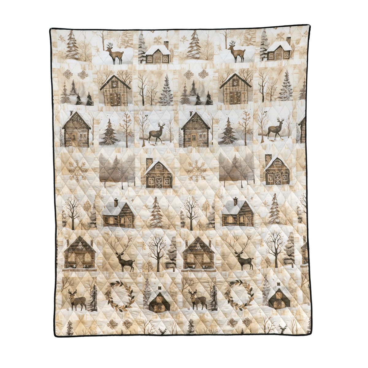 Rustic Winter Throw