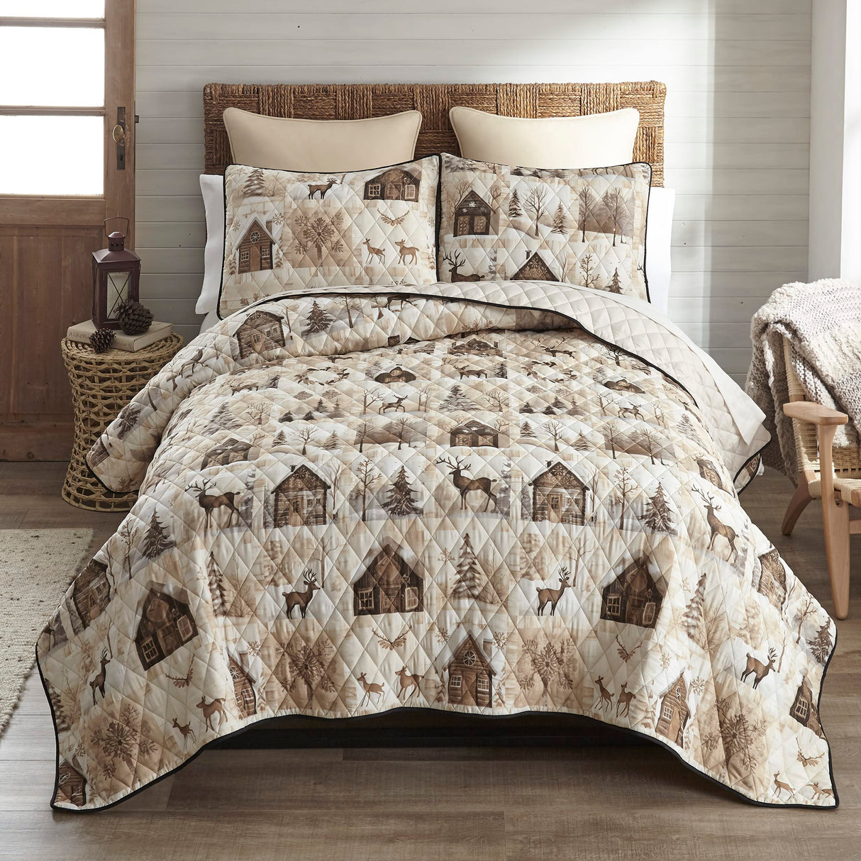 Rustic Winter Quilt Set