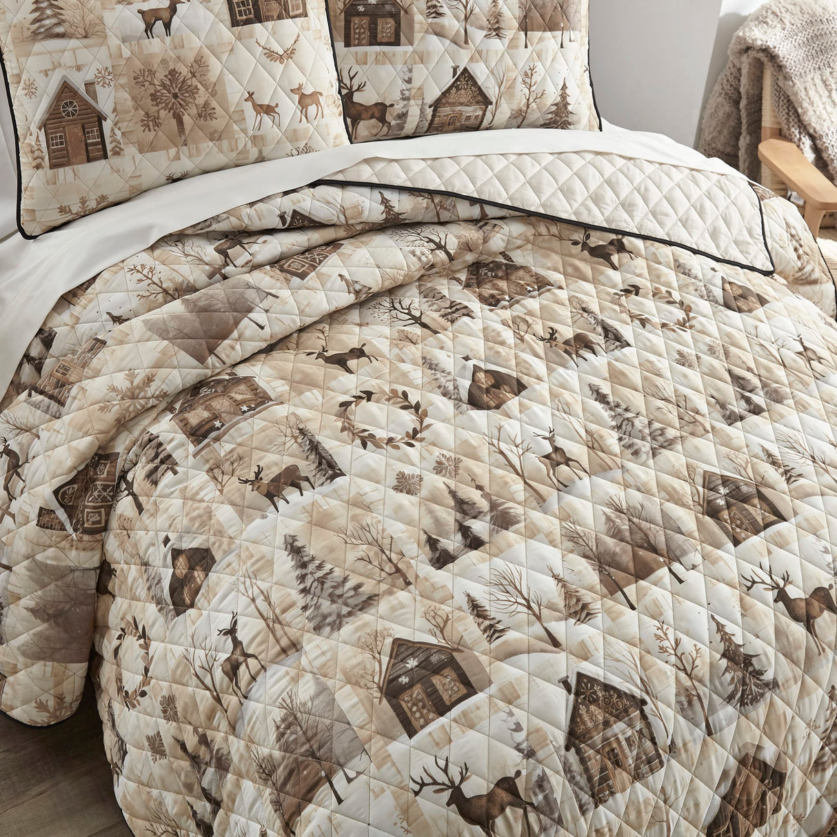 Rustic Winter Quilt Set
