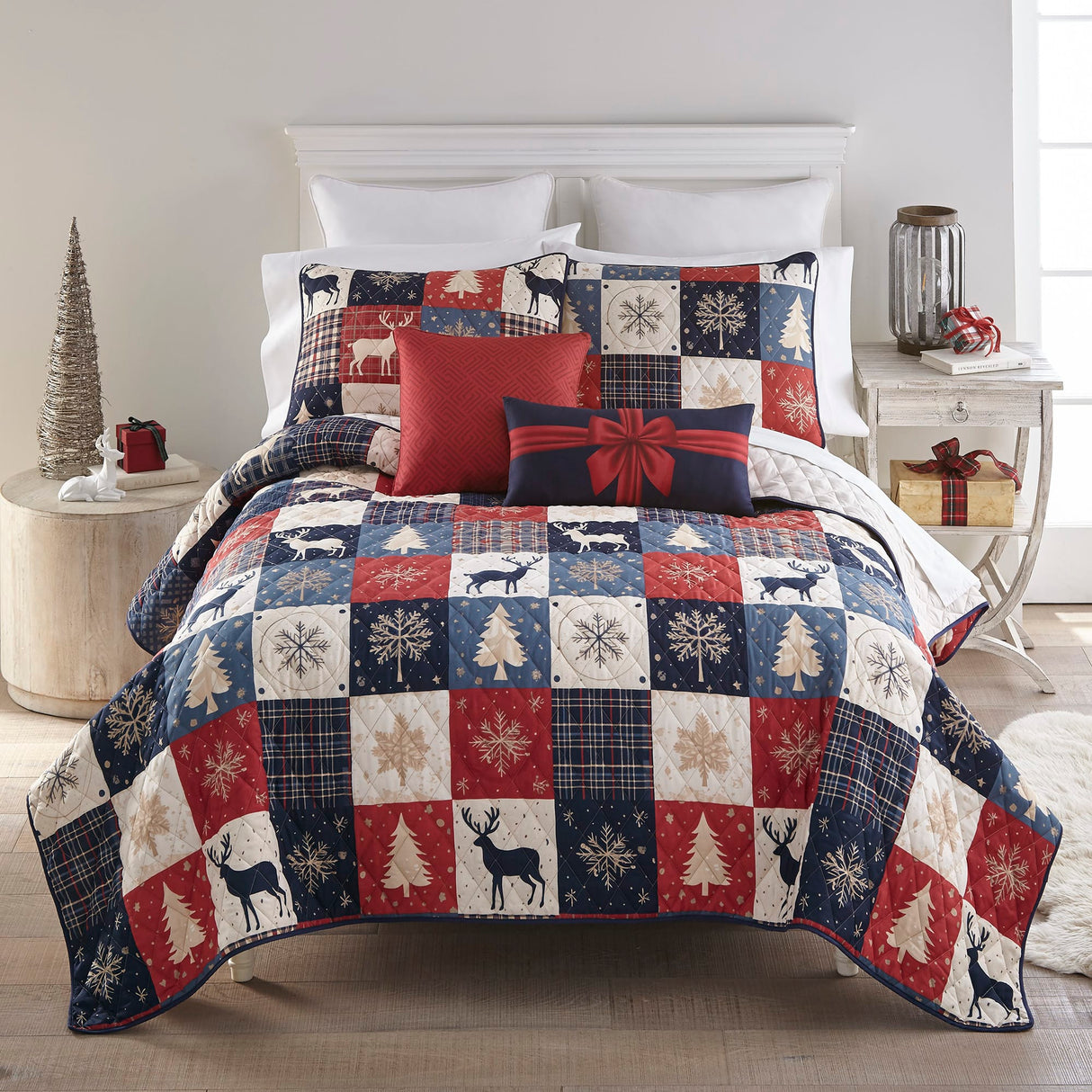 Holiday Patch Quilt Set