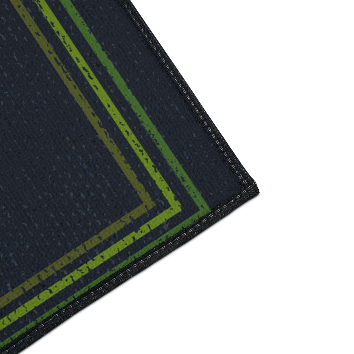 Navy Green Pine Non-Slip Rug
