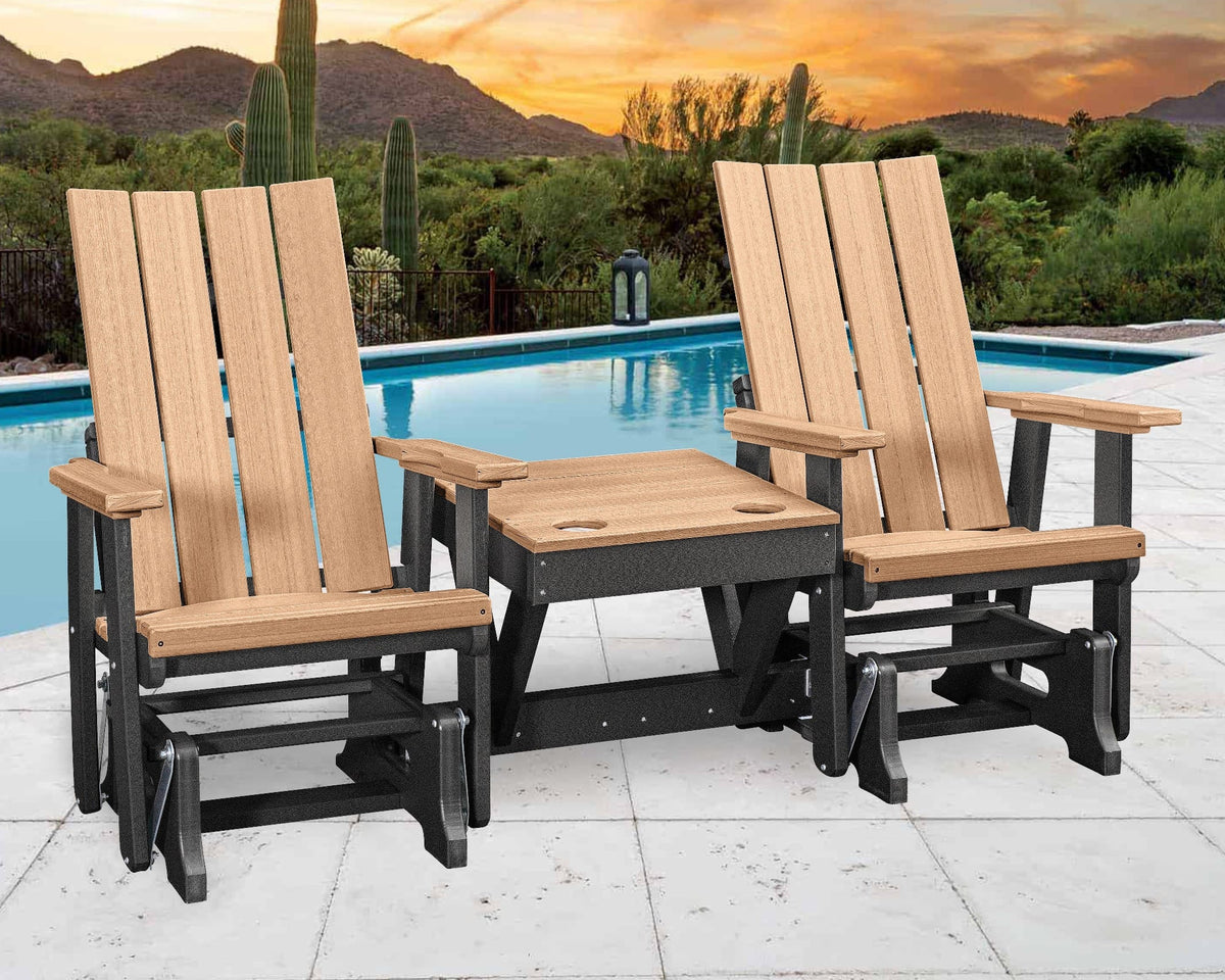Premier Patio Double Glider with Center Table