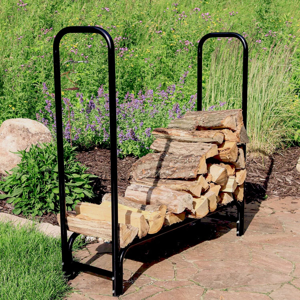 Steel Log Rack
