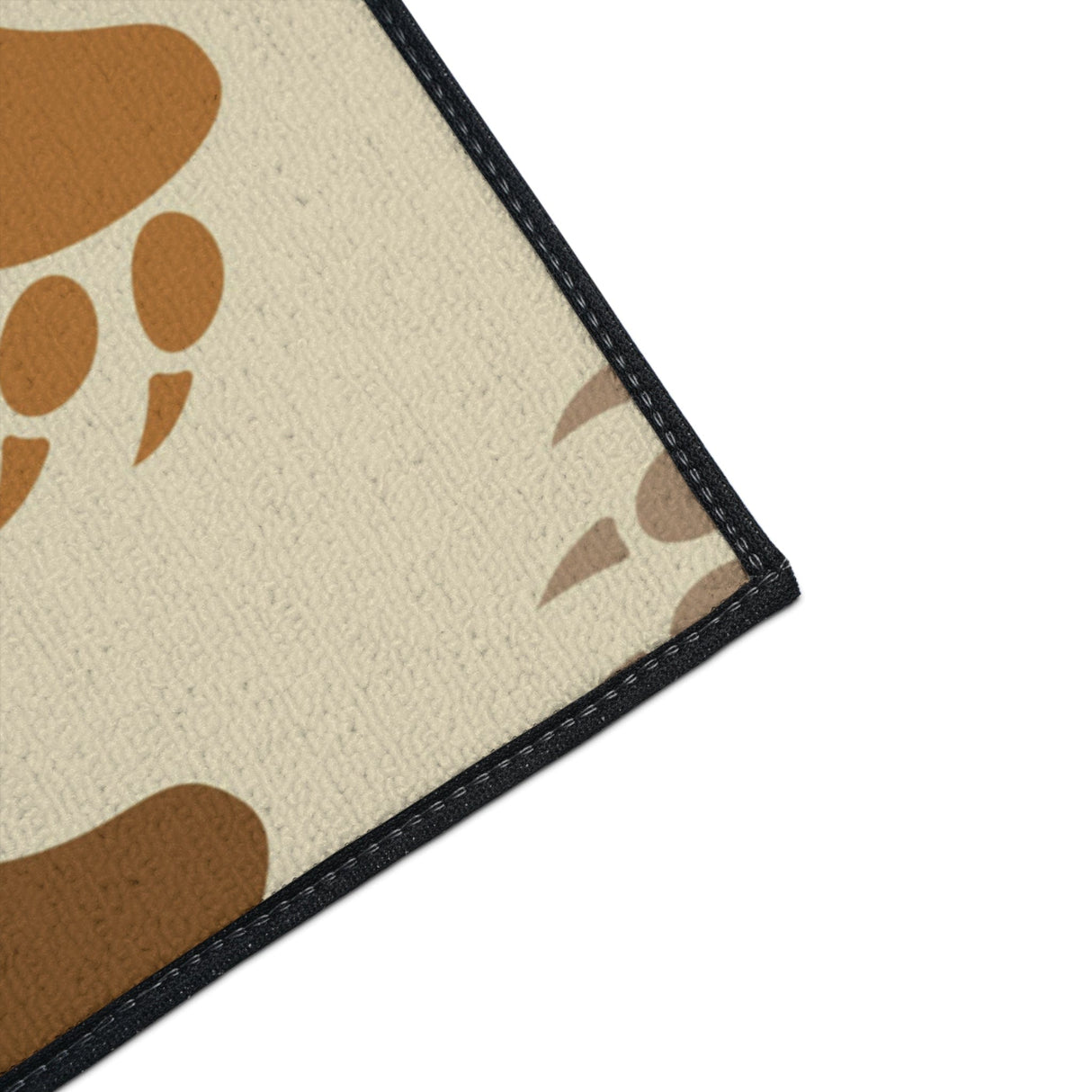 Bear Paw Brown Non-Slip Rug