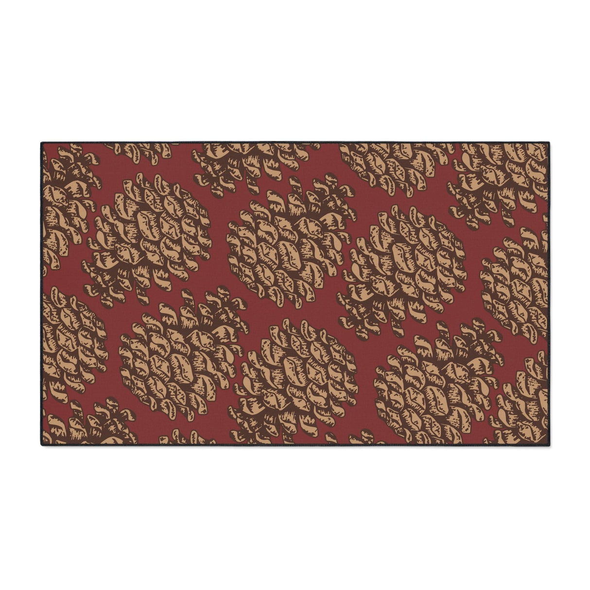 Autumn Pinecone Non-Slip Rug