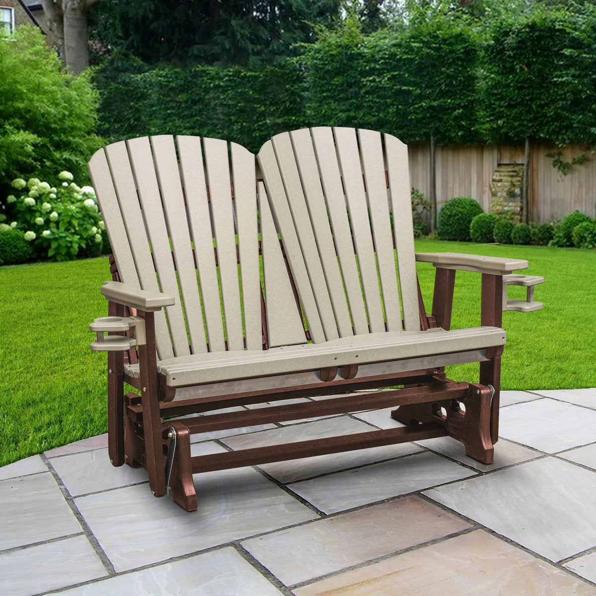 Premier Patio Dual Fan Back Glider
